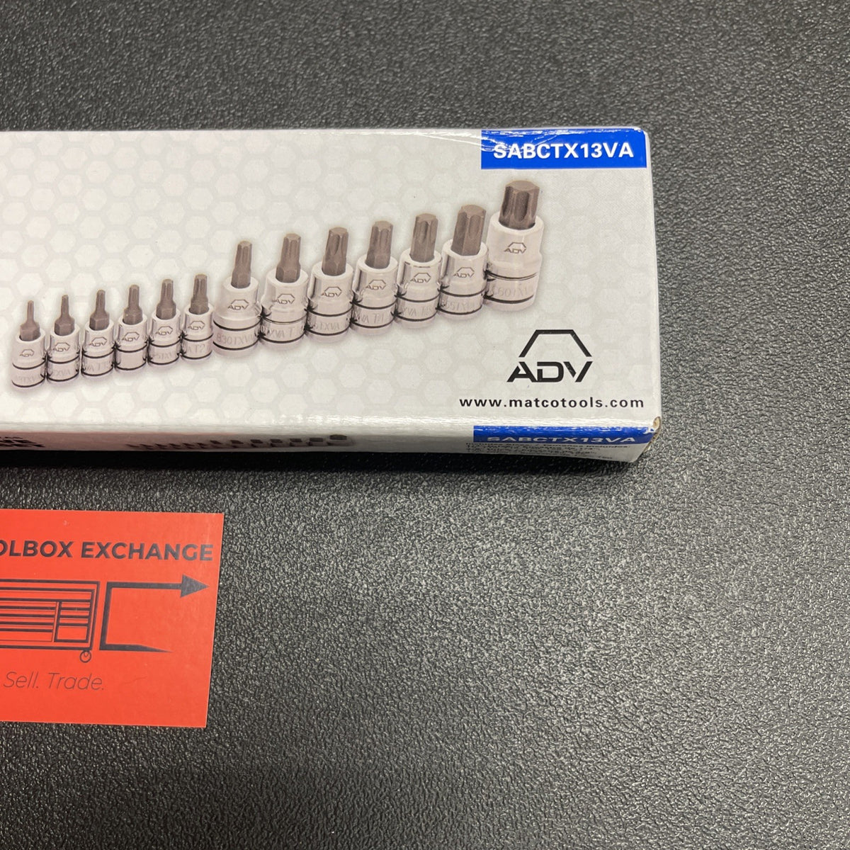 NEW Matco Tools SABCTX13VA 13pc ADV Torx Bit Socket Driver Set, 1/4 3/8 1/2” Dr.