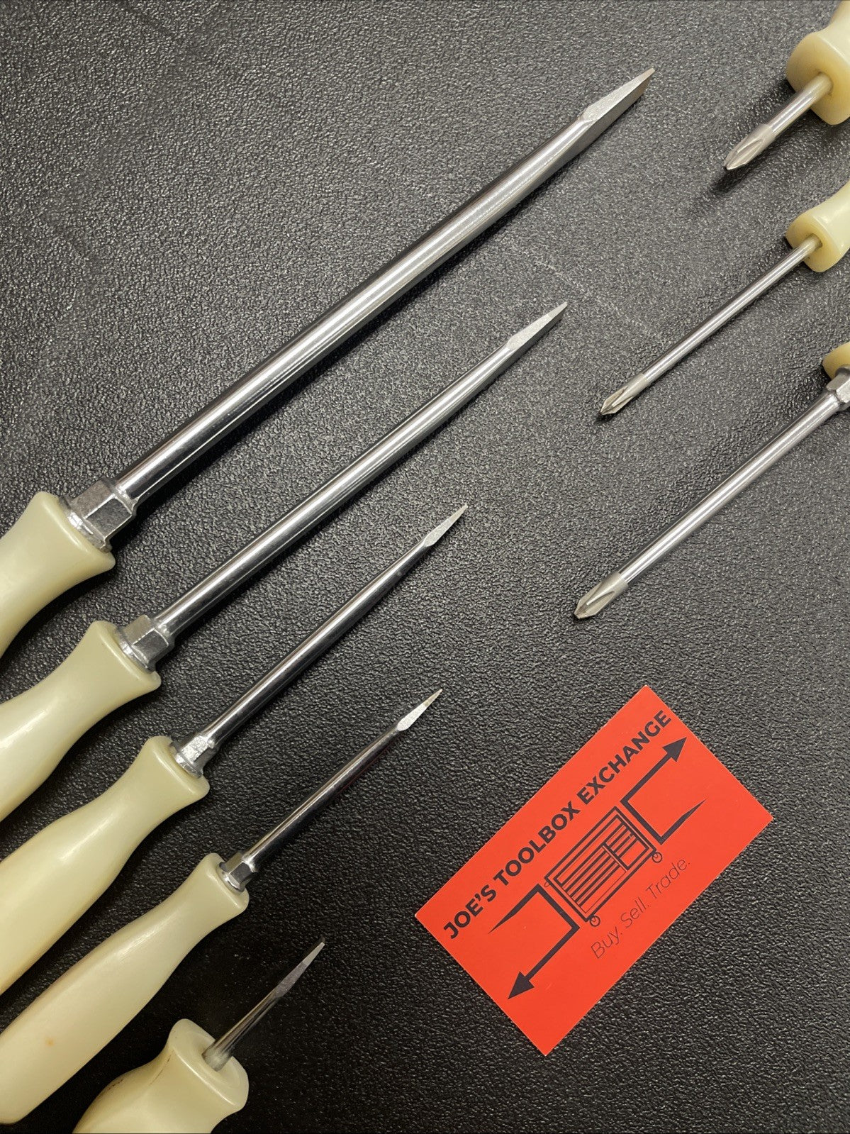 Snap-On 8pc Combination Screwdriver Set Pearl White - SDX80P