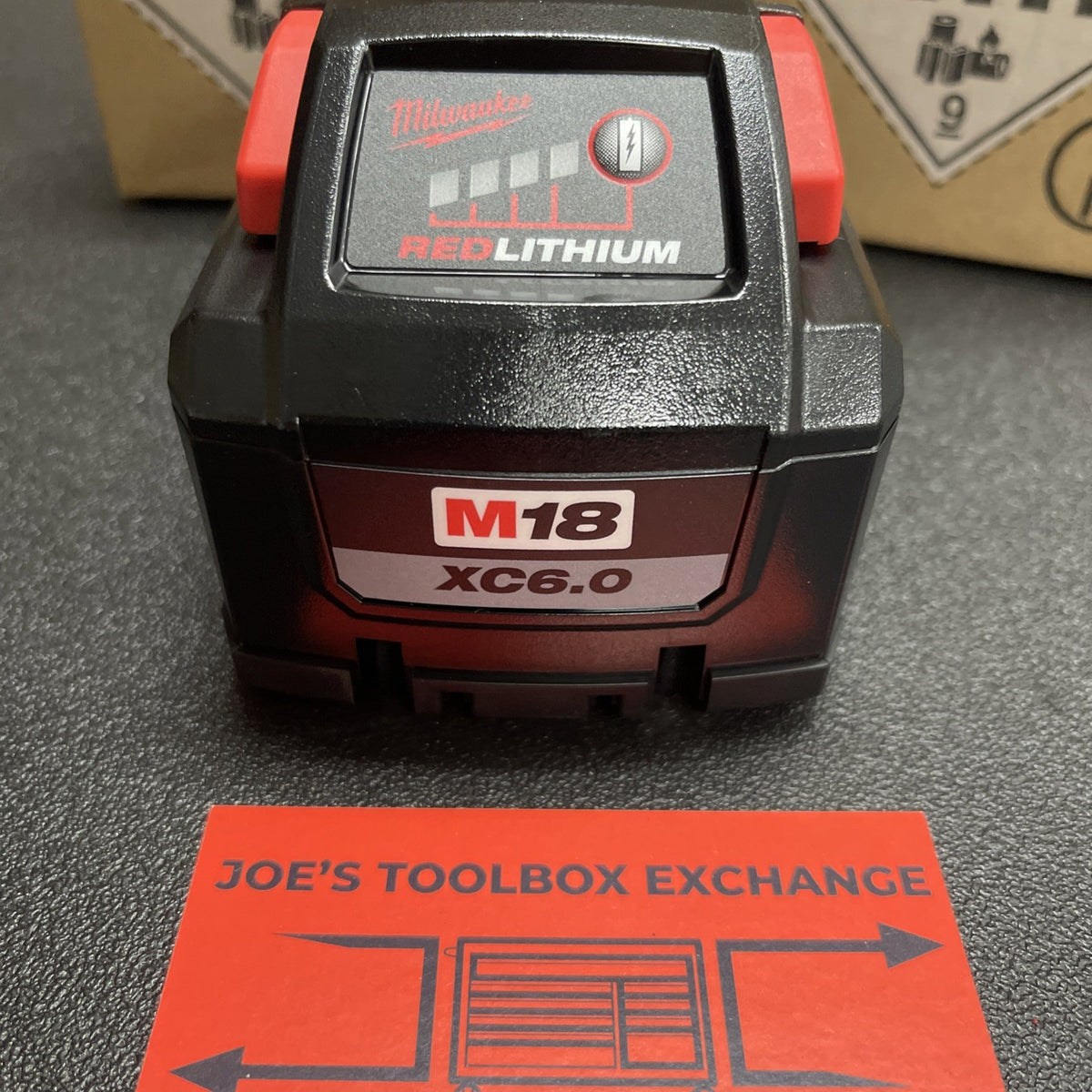 Milwaukee 48-11-1865 M18 Redlithium XC 6.0 High Output Battery Pack