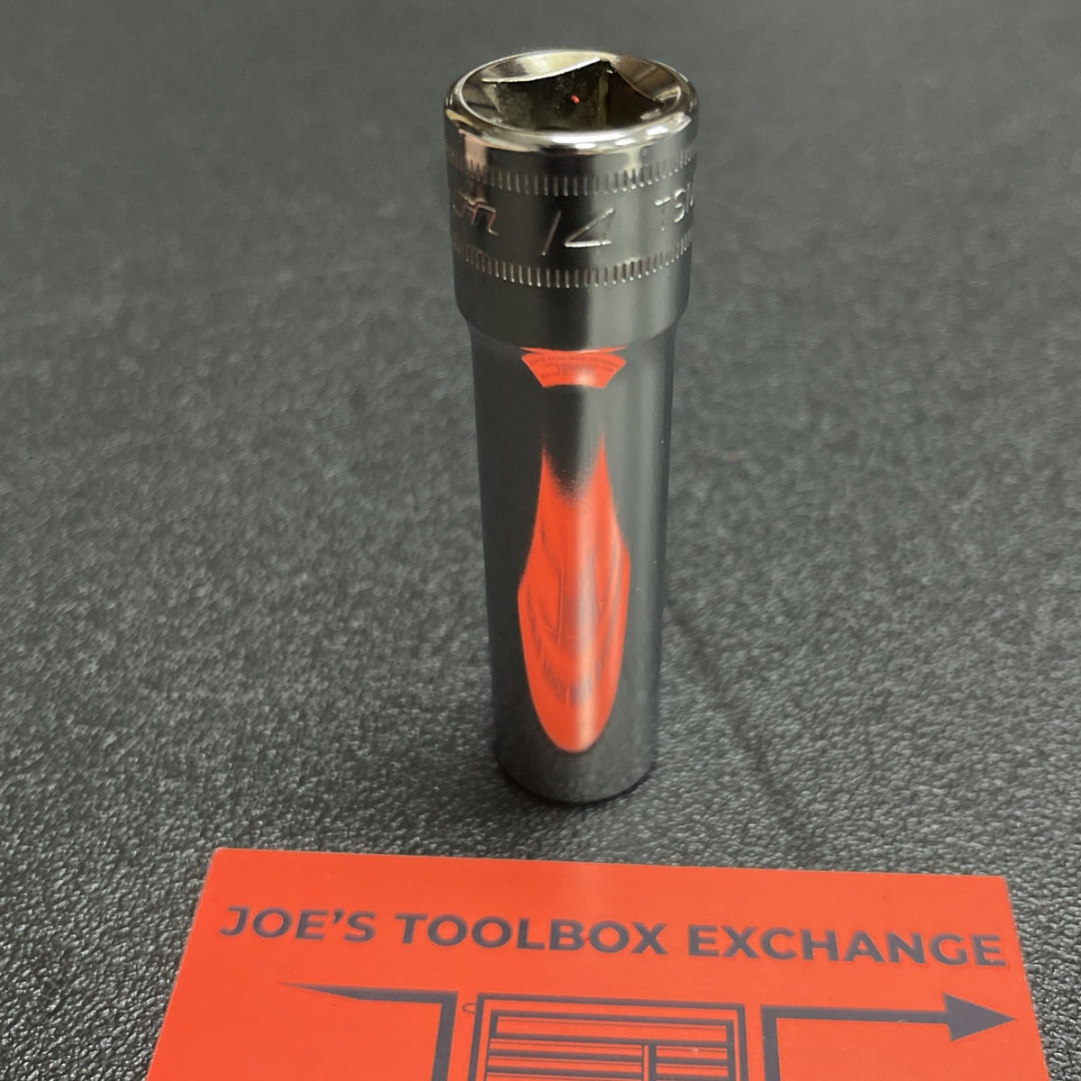 Snap-on Tools USA NEW 1/2" Drive 14mm Metric 6 Point Deep Chrome Socket TSM14A