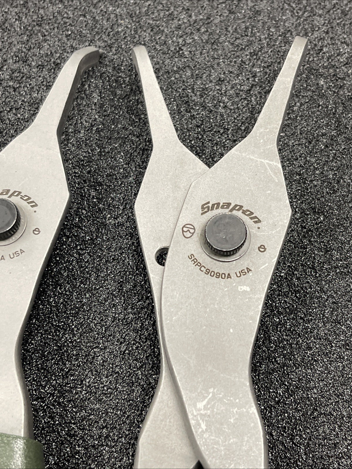 Snap-on Tools USA NEW 4-Piece COMBAT GREEN Soft Grip Snap Ring Pliers Lot Set