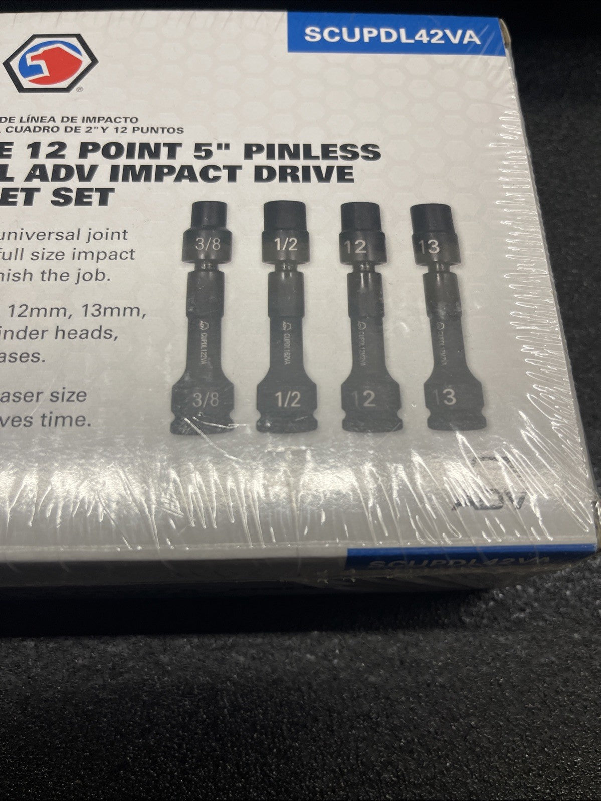 NEW! Matco Swivel Driveline Socket Set 1/2” Drive 12mm 13mm 3/8, 1/2  SCUPDL42VA