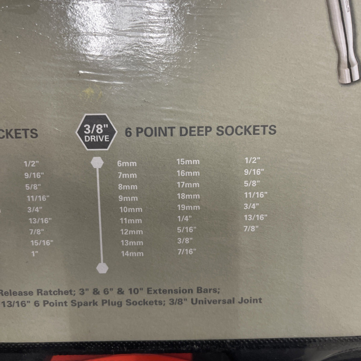NEW-Matco Tools Silver Eagle 3/8" Dr General Service Set SAE METRIC SET SB59SE