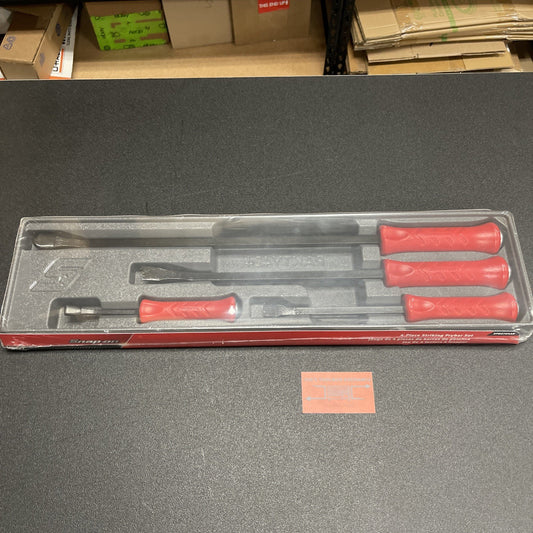Snap-on Tools USA NEW 4pc RED Hard Grip Striking Prybar Set SPBS704AR