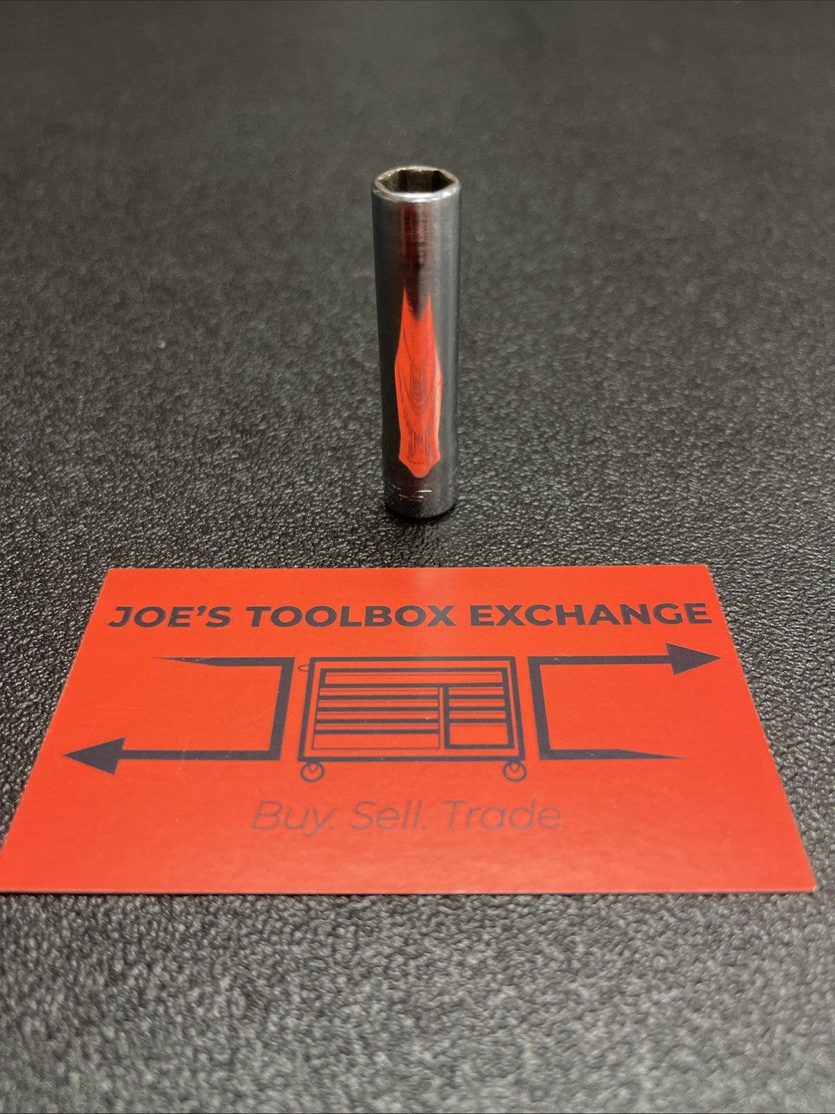 Snap on Tools USA STM10 1/4" Drive 6 Point SAE 5/16" Deep Chrome Socket