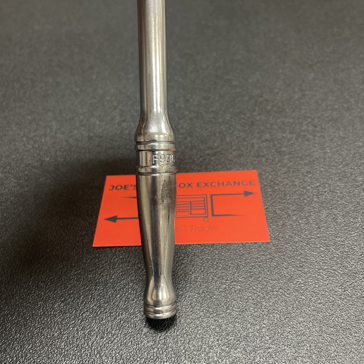 Snap-On F936 3/8" Drive Chrome Handle Fixed-Head Ratchet  USA