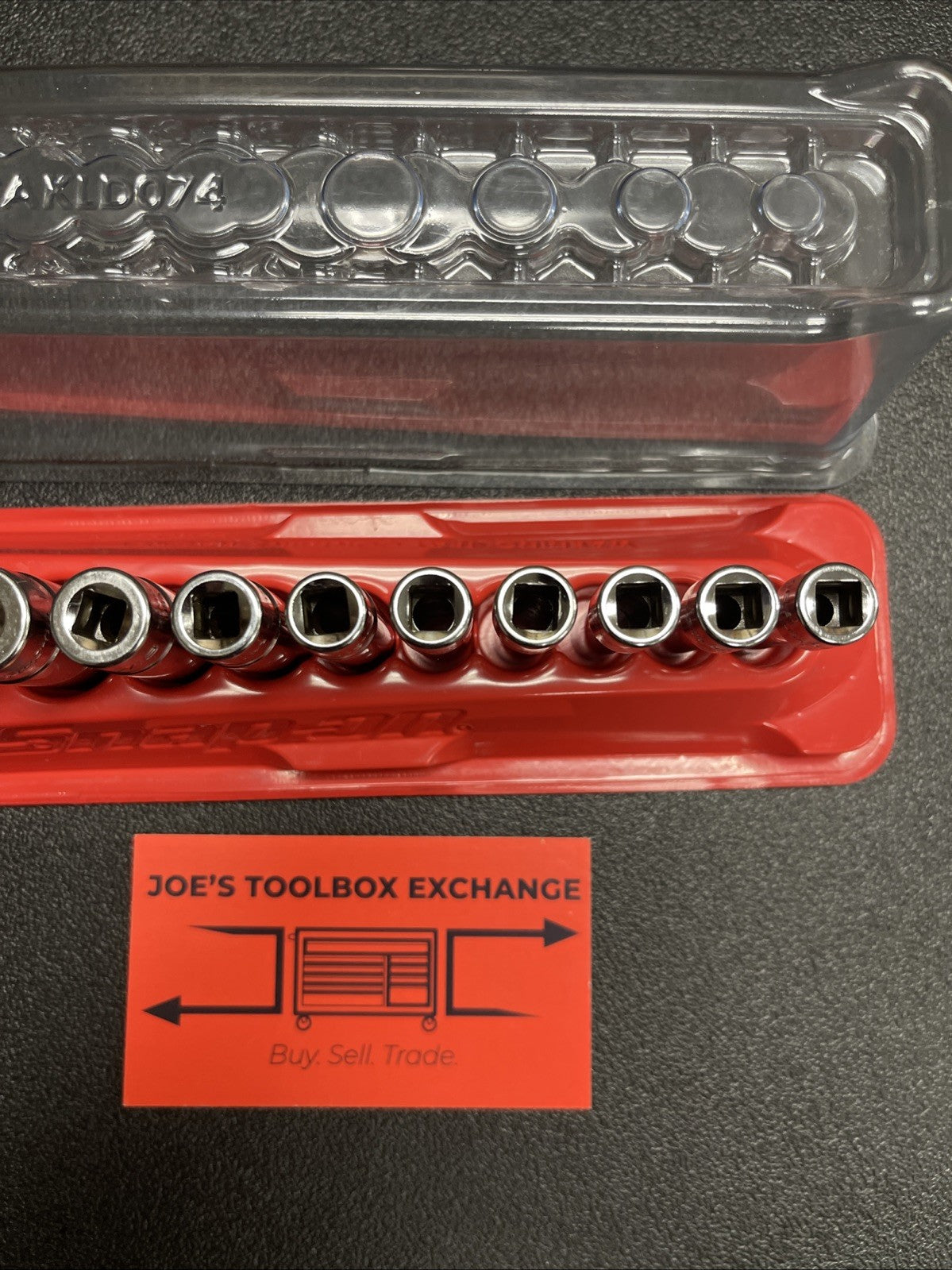 Snap-on Tools USA NEW 10-Piece 1/4" Drive 12-POINT SAE Deep Socket Set 110STMDY