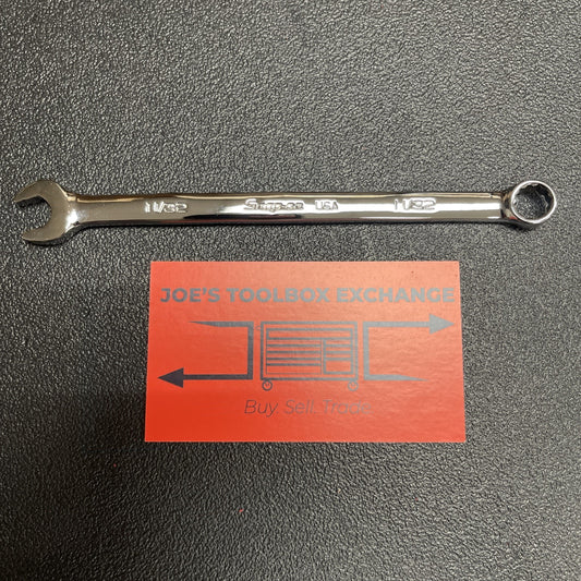Snap-on Tools USA NEW 11/32" SAE FLANK DRIVE PLUS 12 Point Combo Wrench SOEX11