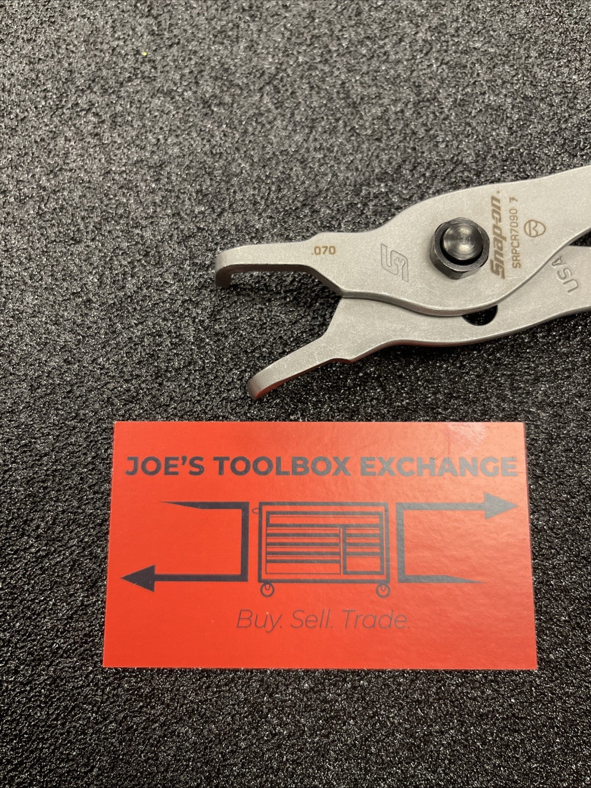 Snap-on Tools USA NEW POWER BLUE 90° Tip .070 Snap Ring Pliers SRPCR7090