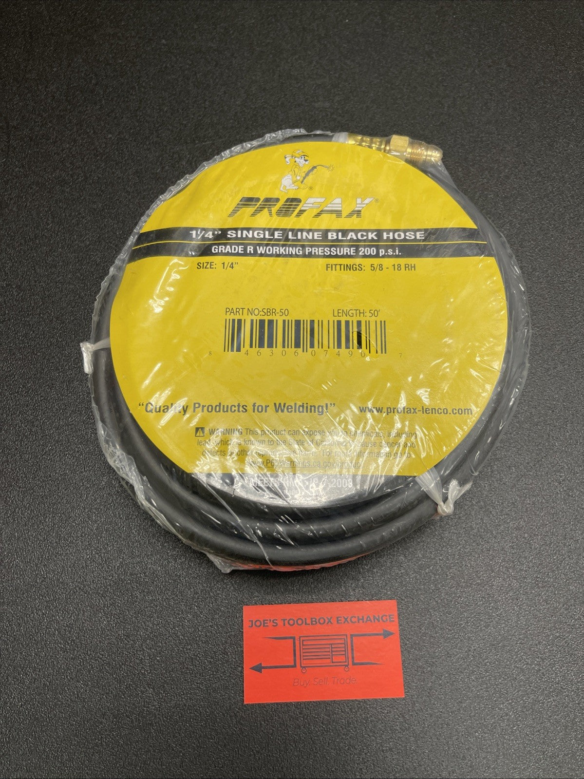 Tig Master SBR Gas Hose - 50 ft | PXSBR-50
