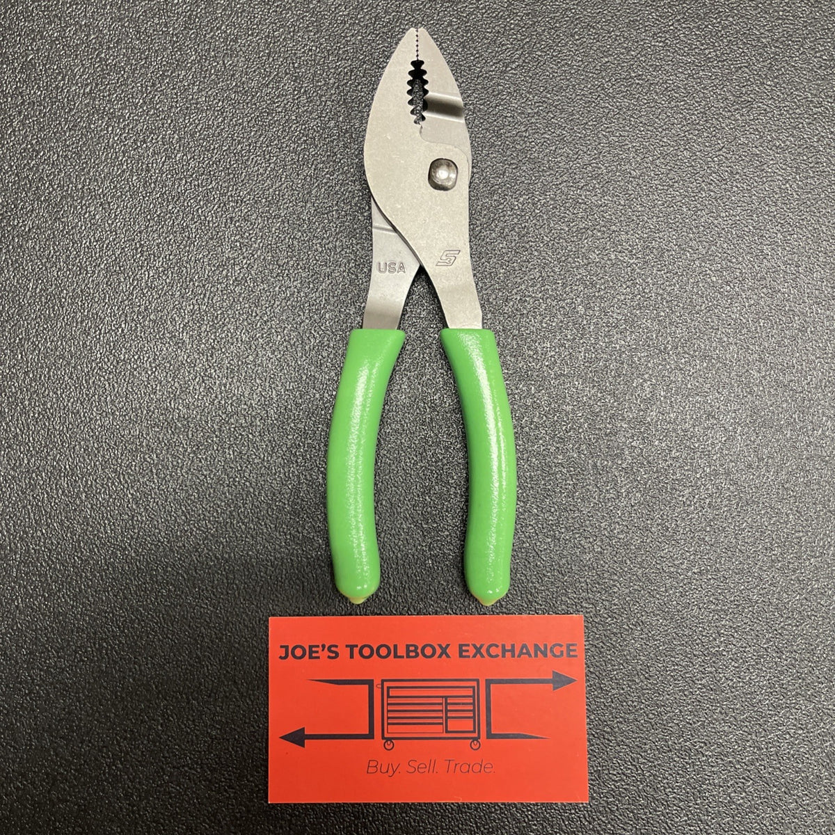 Snap-on Tools USA NEW GREEN 6" Talon Soft Grip Combo Slip-Joint Pliers 46ACFG