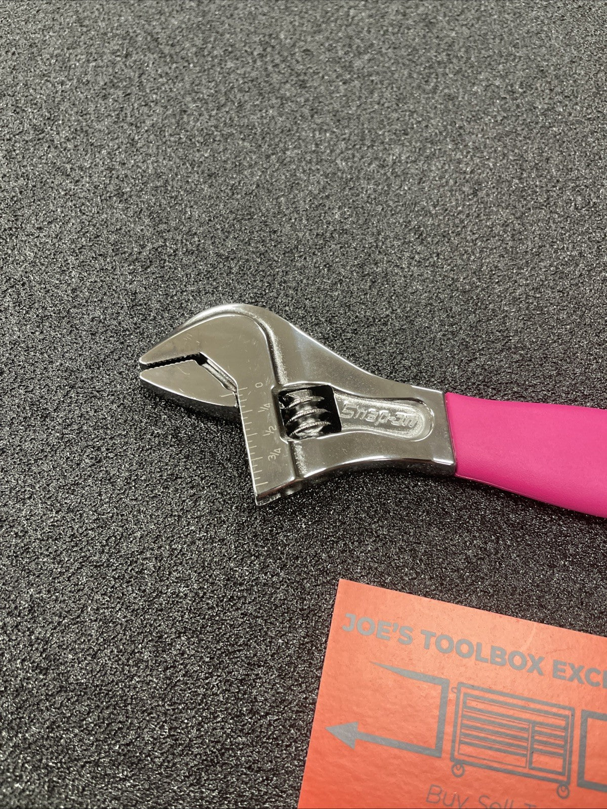 Snap-on Tools NEW ELECTRIC PINK 8" Flank Drive PLUS Adjustable Wrench FADH8C