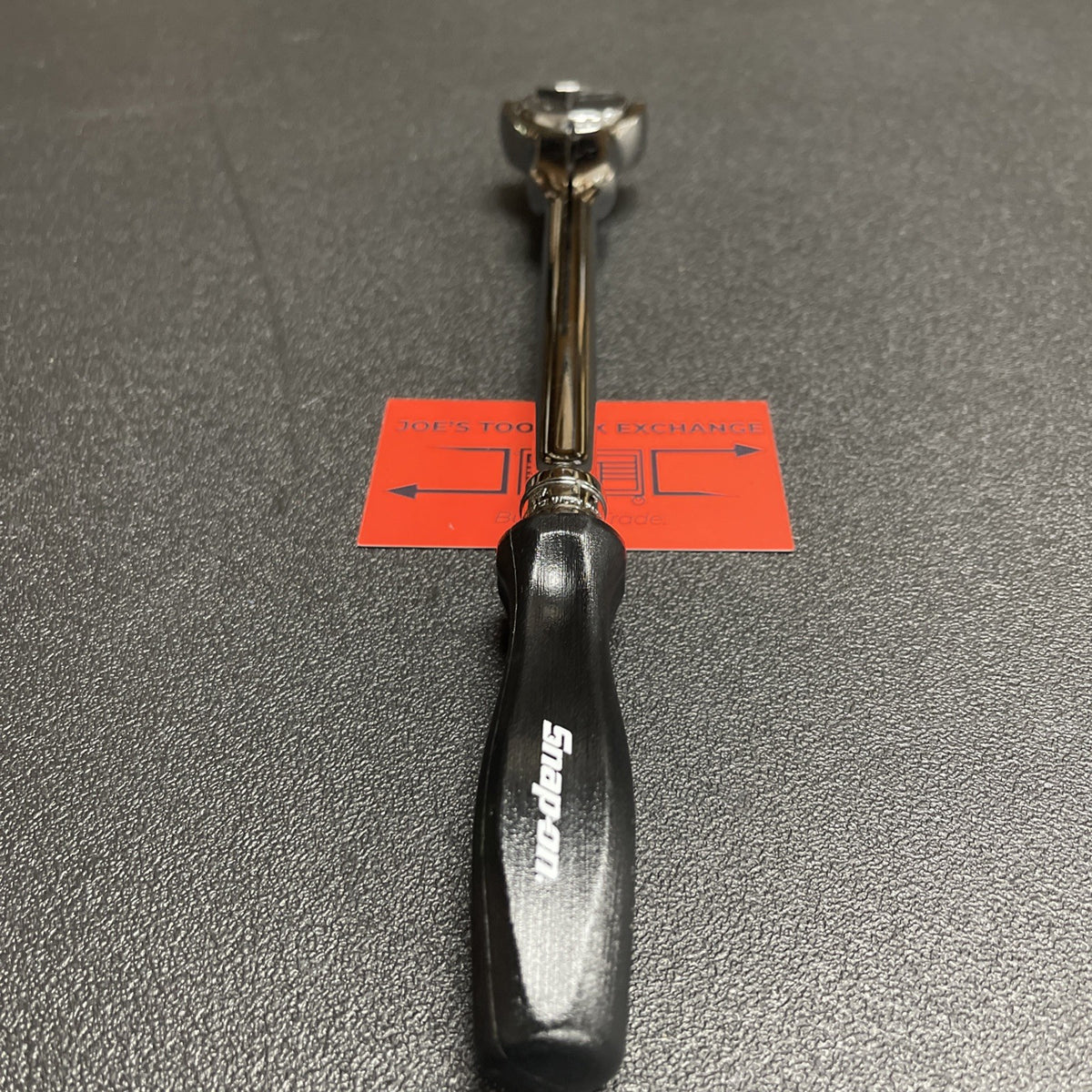 Snap-on Tools NEW BLACK 3/8" Drive Hard Grip Round Swivel Ratchet FHNFD100BK