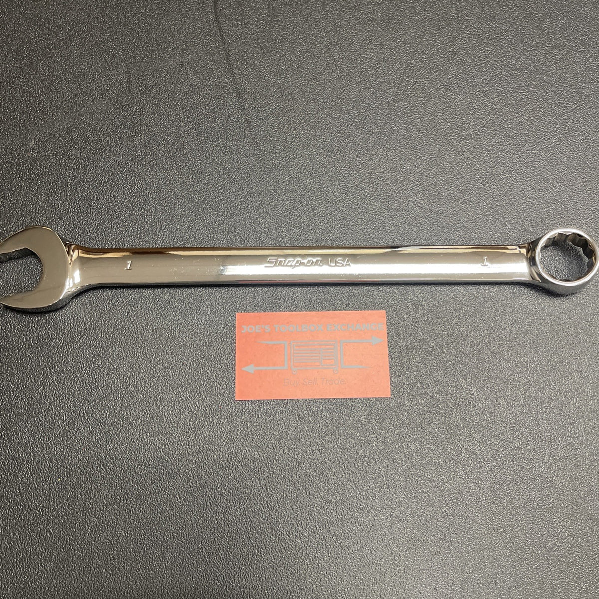 Snap-on Tools USA NEW 1" SAE FLANK DRIVE PLUS 12PT Chrome Combo Wrench SOEX32
