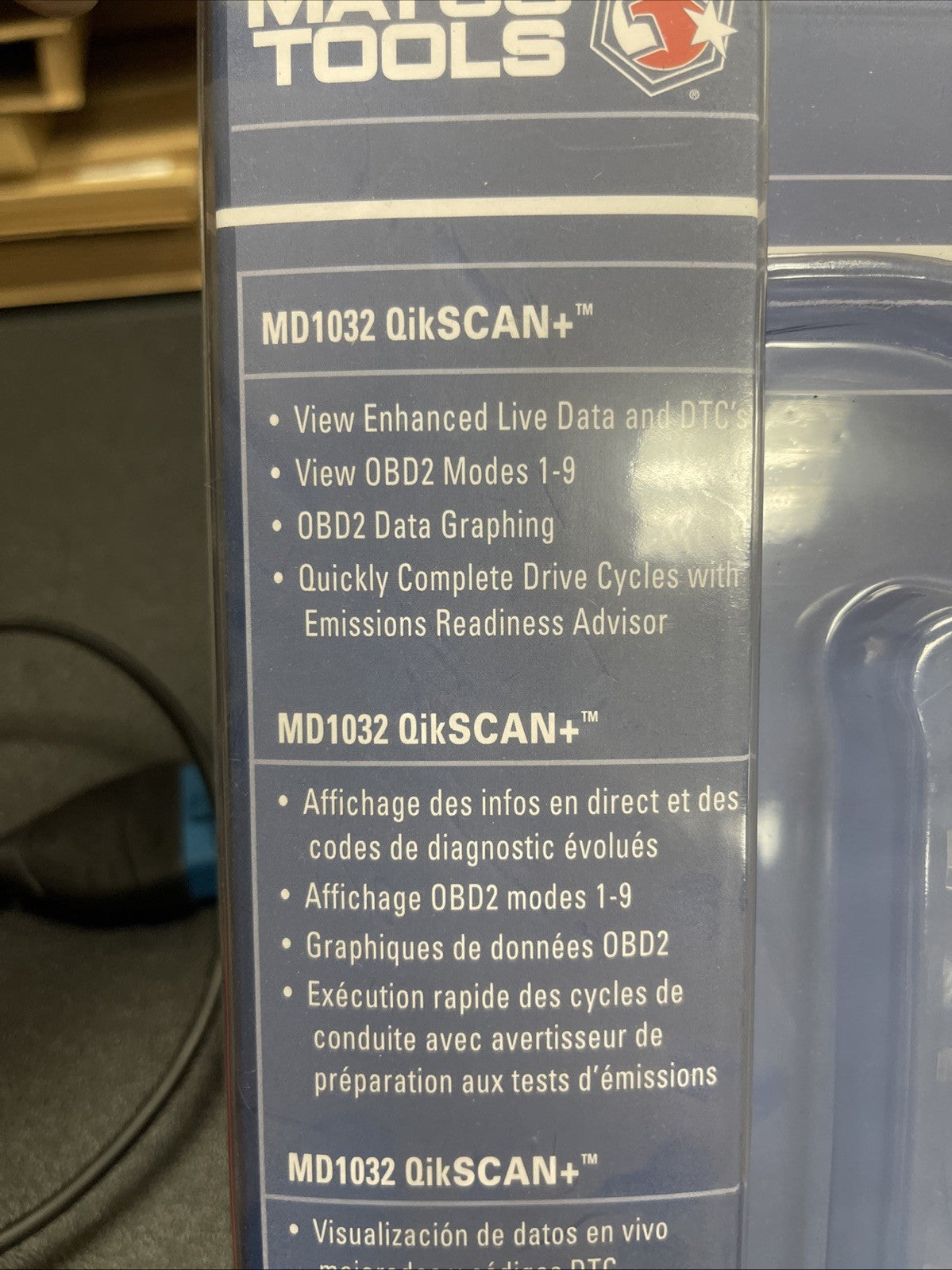Matco Quickscan MD1032