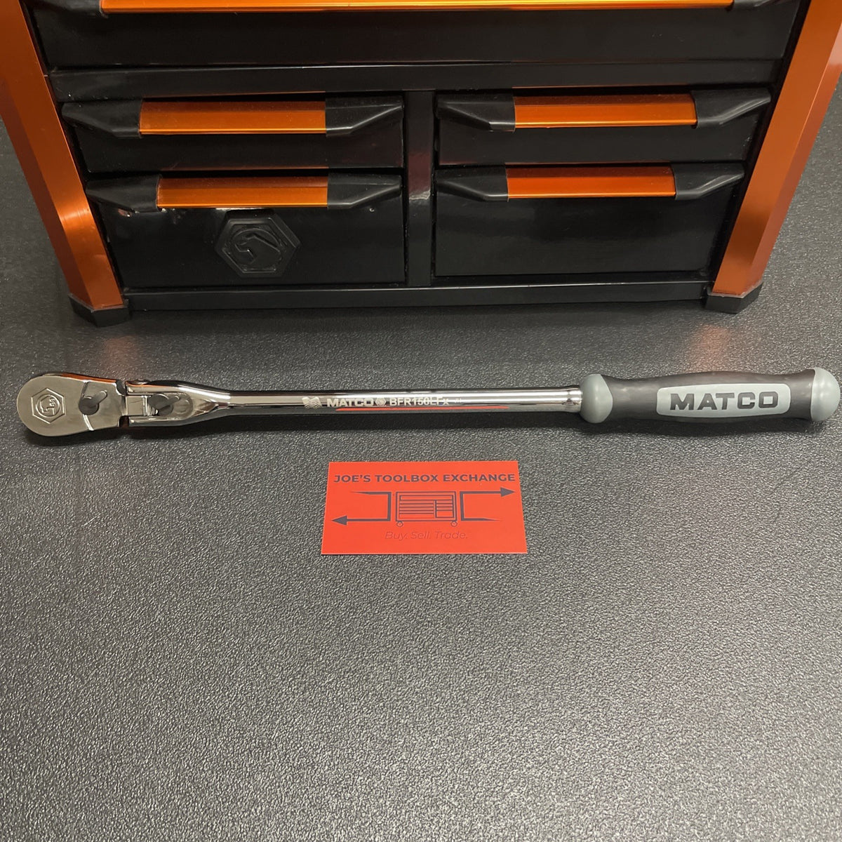 Matco NEW 3/8” Dr. Flex Head Ratchet BFR158LFx BFR158LFSG GRAY 15-1/2” 88 Tooth