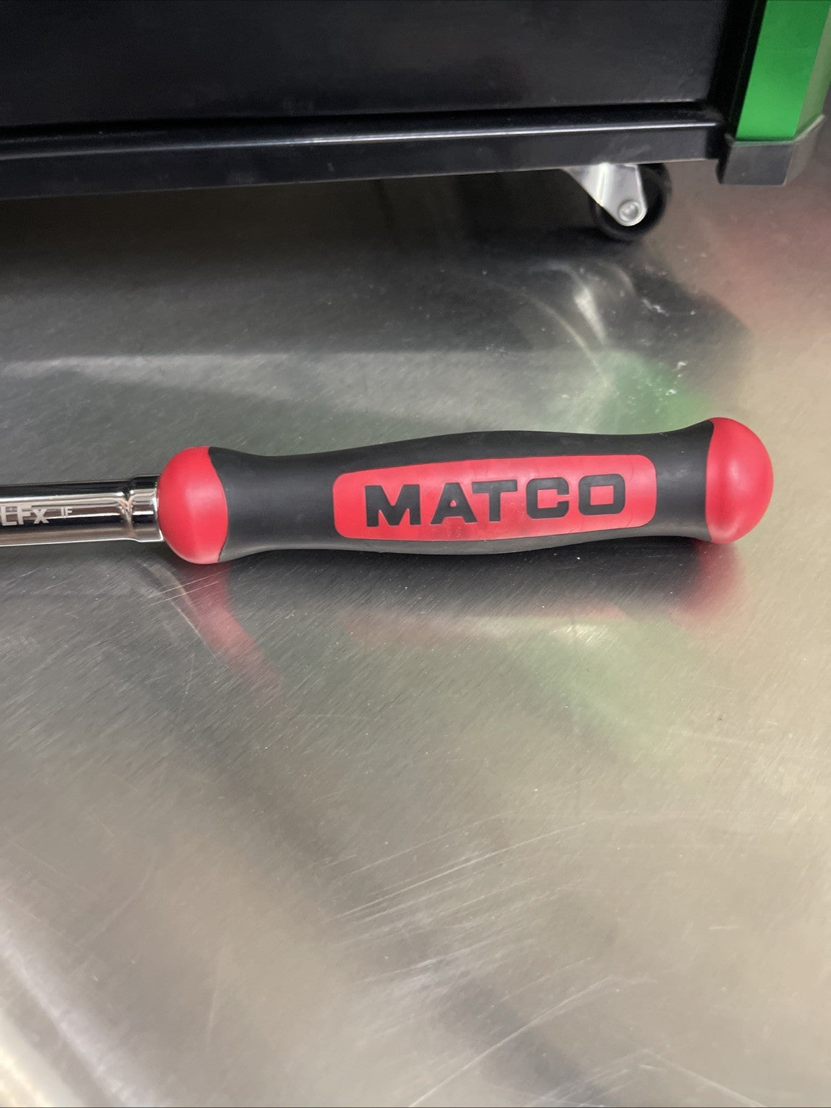 NEW! Matco Tools BFR128LFR 3/8" DRIVE 12-1/2" LOCKING FLEX HEAD RATCHET RED