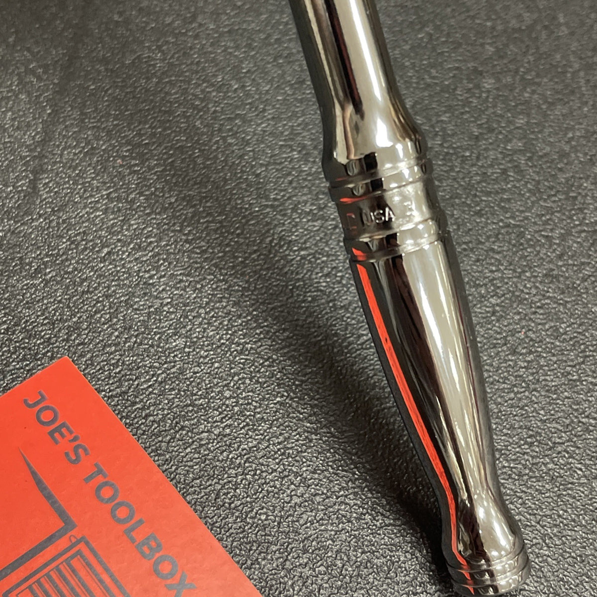 Snap-on Tools USA NEW 3/8" Drive 10" Standard Length Chrome Breaker Bar F10LD