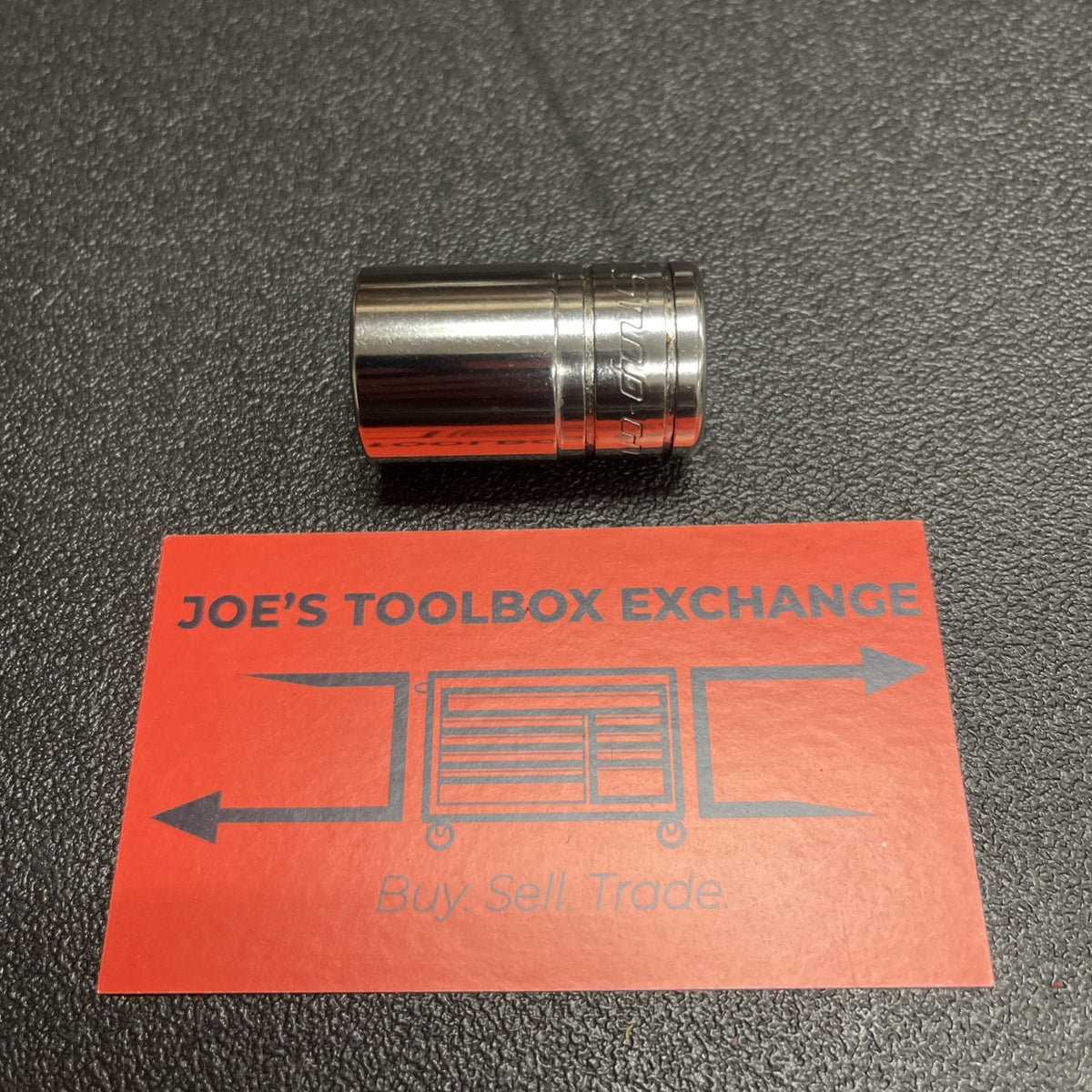 Snap-on Tools USA NEW 1/2" Drive 5/8" SAE 6 Point Shallow Chrome Socket TW201