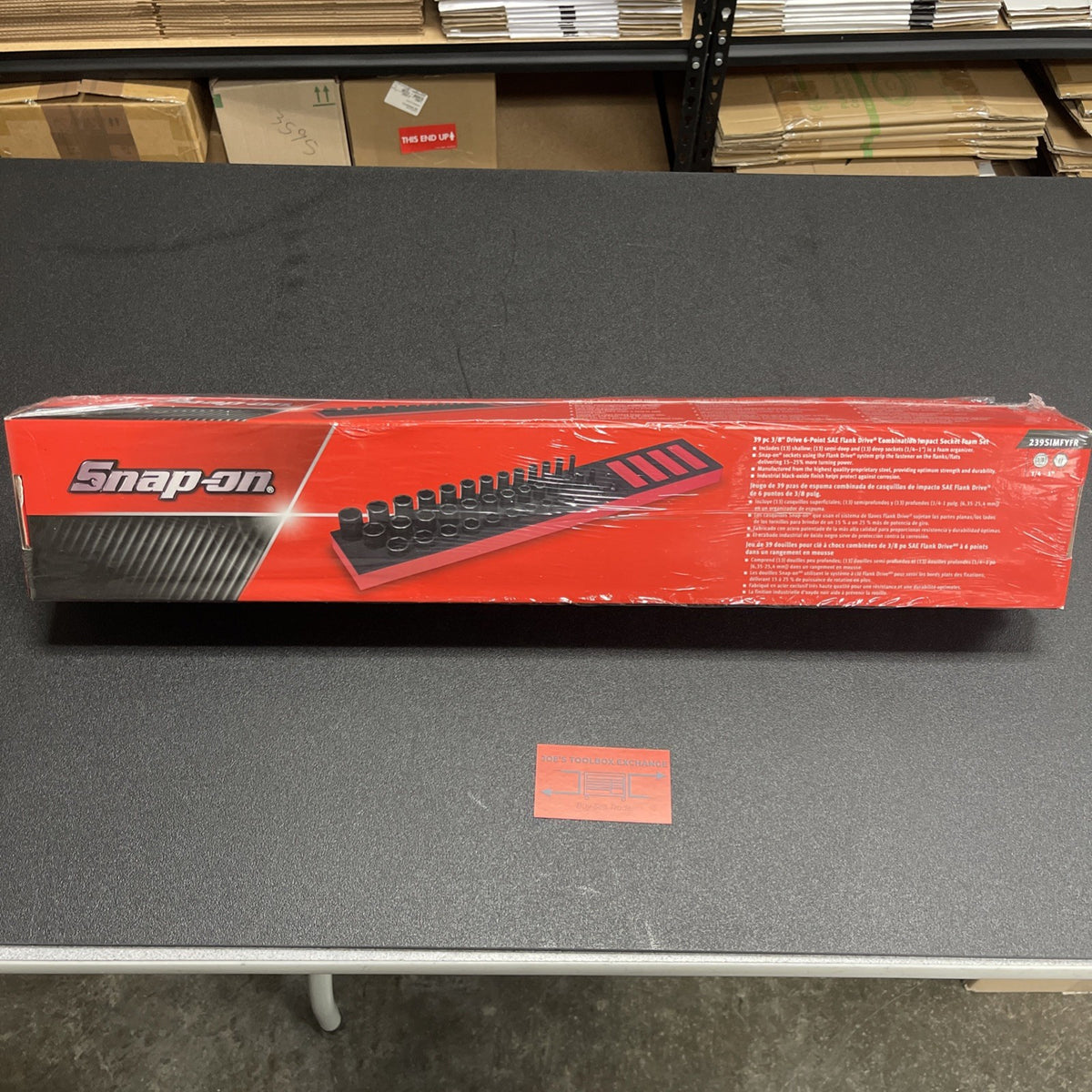 Snap-on NEW 239SIMFYFR 1/4" - 1" Shallow Semi-Deep Deep 3/8" Drive 39pc