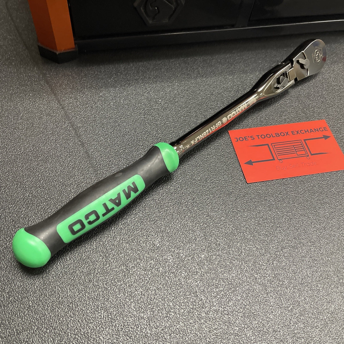 Matco NEW 3/8” Dr. Flex Head Ratchet BFR128NLFx BFR128NLFG GREEN 12-1/2” 88