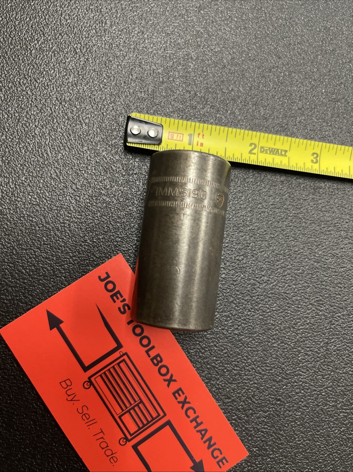 Snap-on Tools USA 1/2" Drive 19mm Metric SEMI DEEP 6pt Impact Socket IMMS190