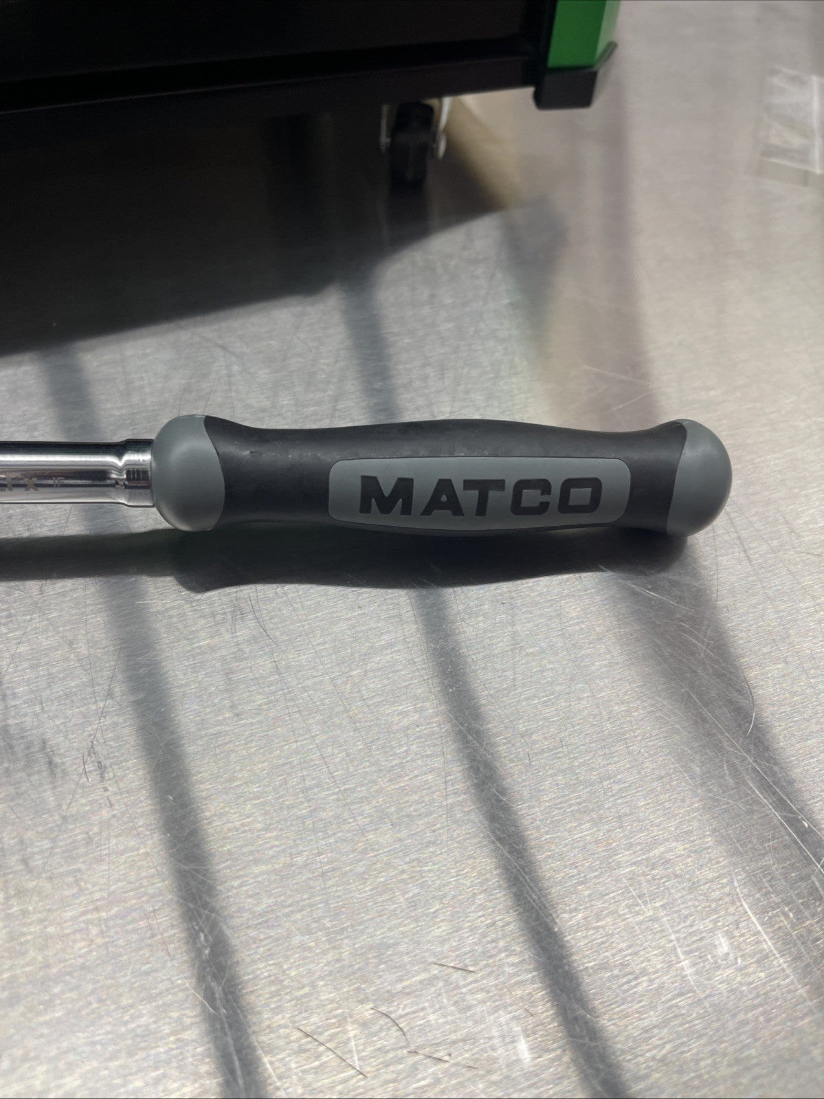 NEW! Matco Tools BFR128LFSG 3/8" DRIVE 12-1/2" LOCKING FLEX HEAD RATCHET Grey