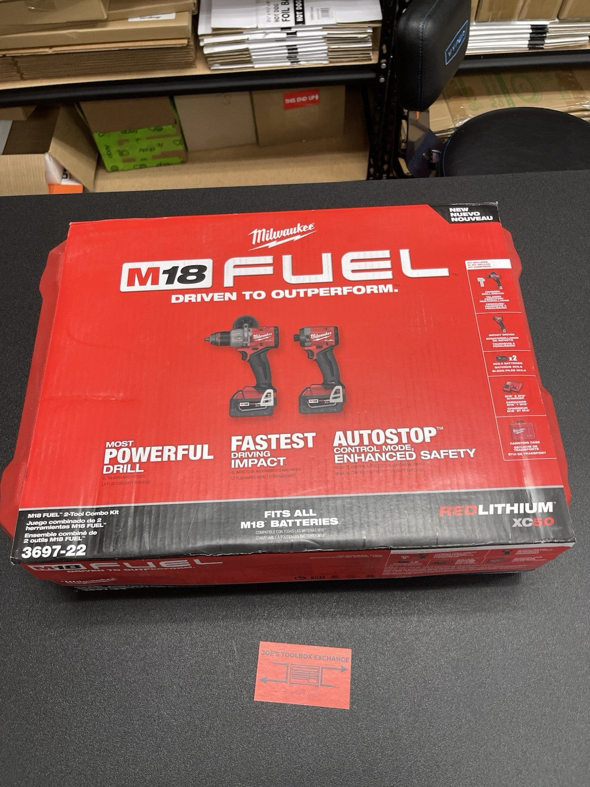 Milwaukee M18 FUEL 18V Lithium-Ion Brushless Hammer Drill and Impact Driver NEW!