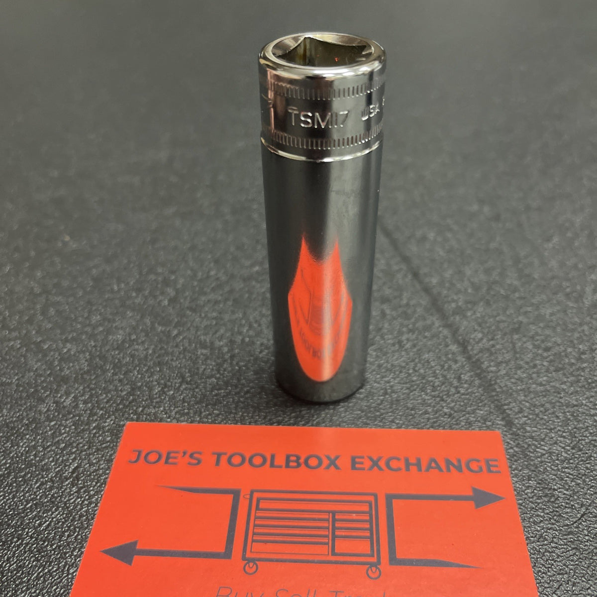 Snap-on Tools USA NEW 1/2" Drive 6-POINT Metric 17mm DEEP Socket TSM17