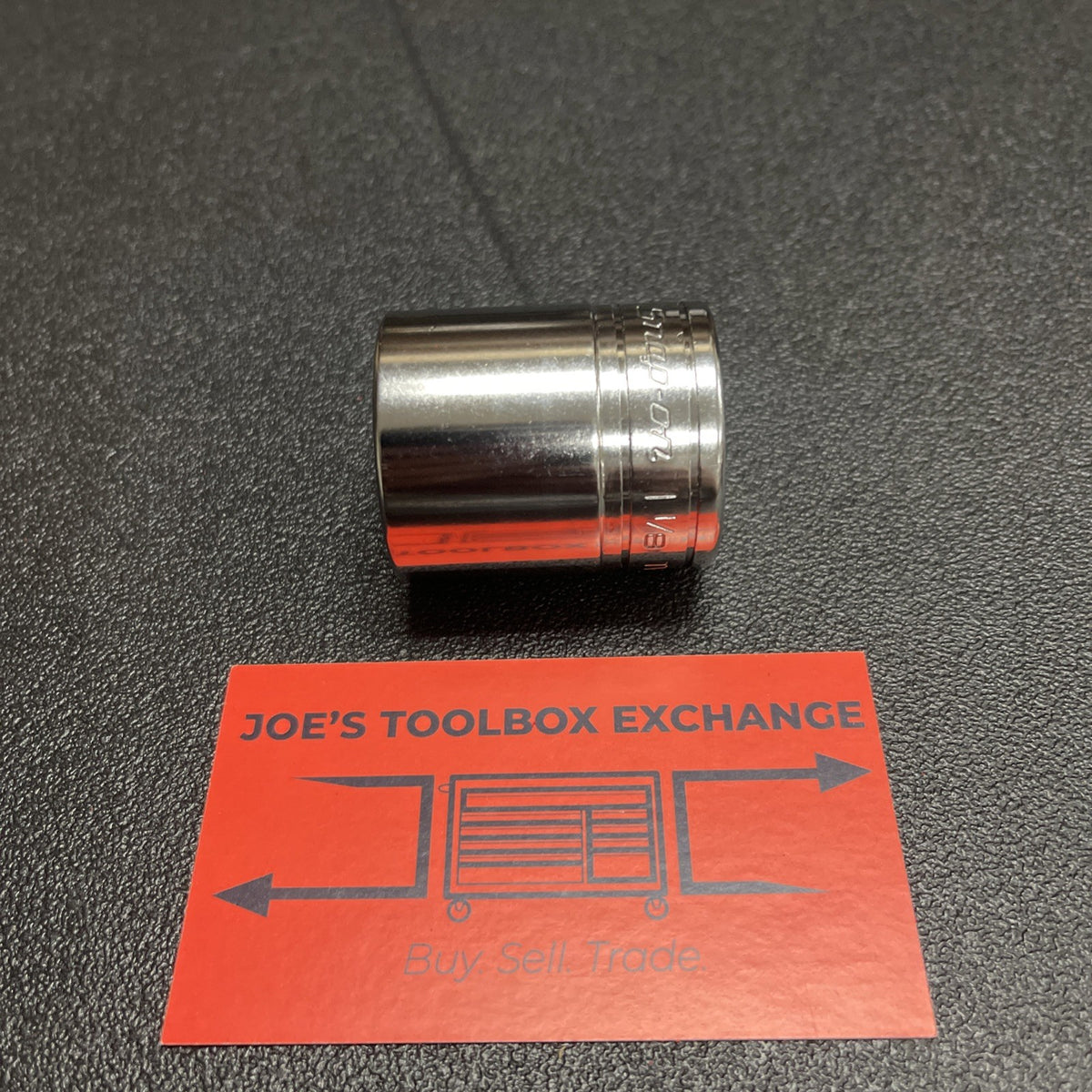 Snap-on Tools USA NEW 1/2" Drive 1-1/8" SAE 6 Point Shallow Chrome Socket TW361