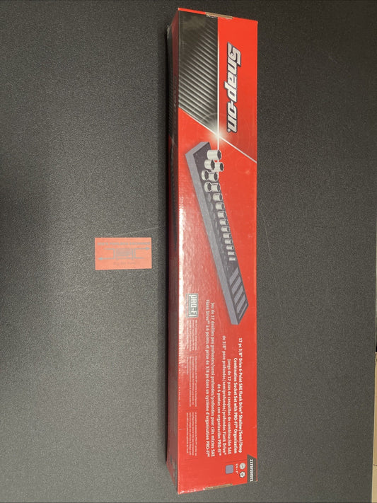 Snap On 217SFSSFDTX 17pc Socket Set 3/8dr  Sae Shallow/semi/deep 1/4” - 1”
