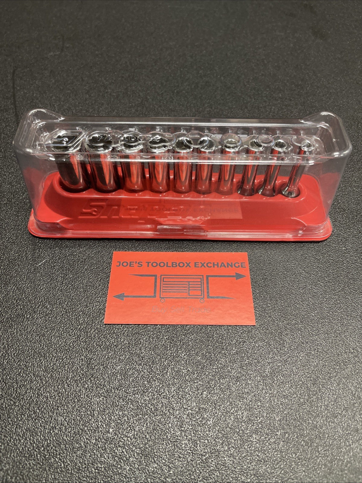 Snap-on Tools USA NEW 10-Piece 1/4" Drive 12-POINT SAE Deep Socket Set 110STMDY