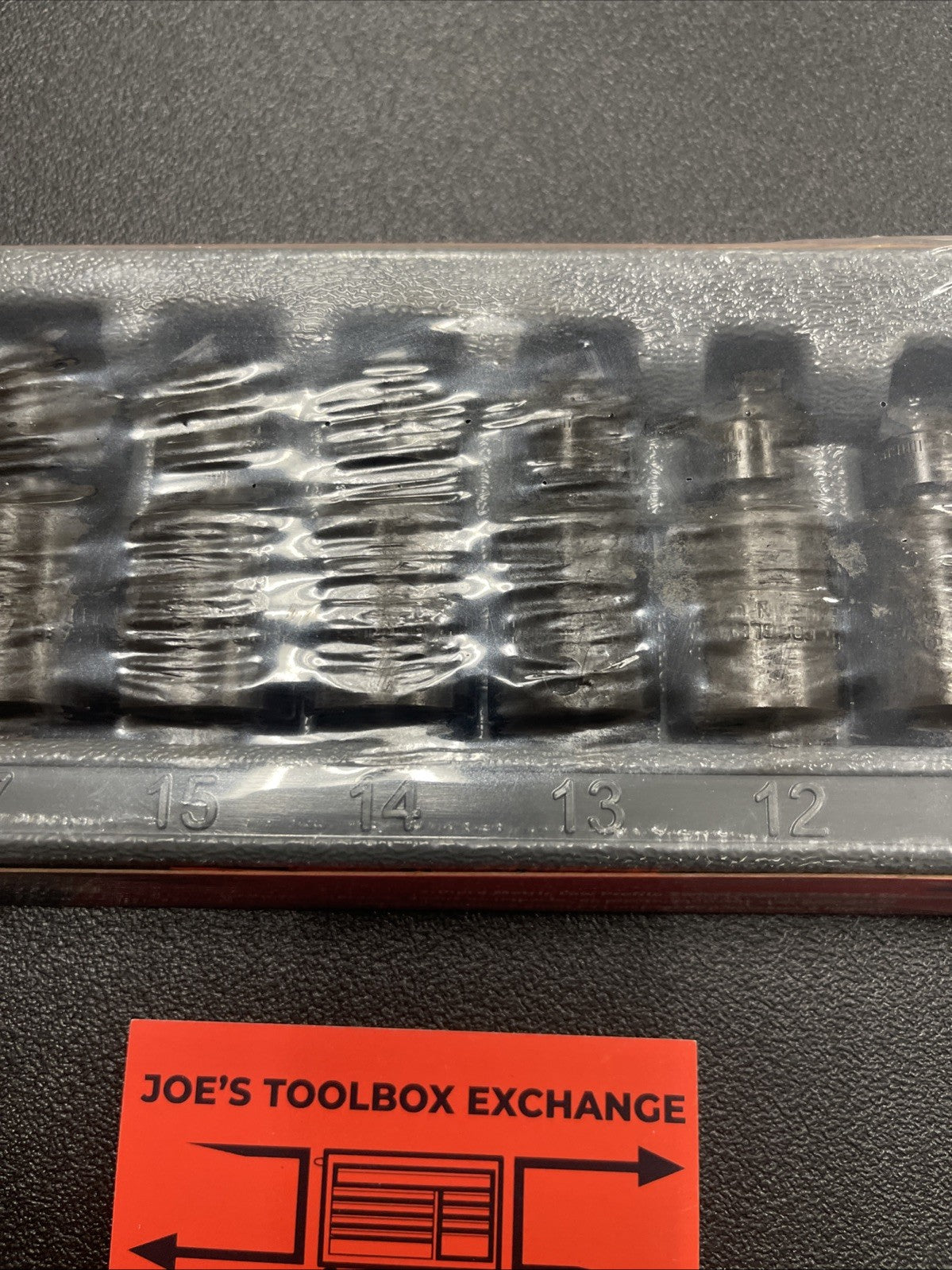 Snap-on 207ripfm 3/8 dr 6 point metric swivel low profile impact 10,12-15,17,18