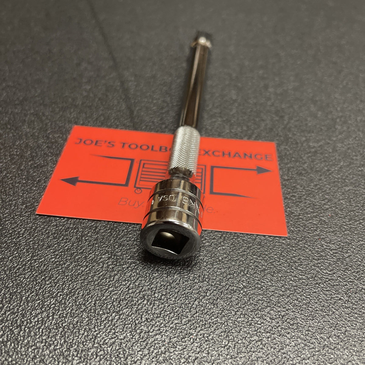 Snap-on Tools USA NEW 3/8" Drive 6" Long Chrome Knurled Socket Extension FXK6
