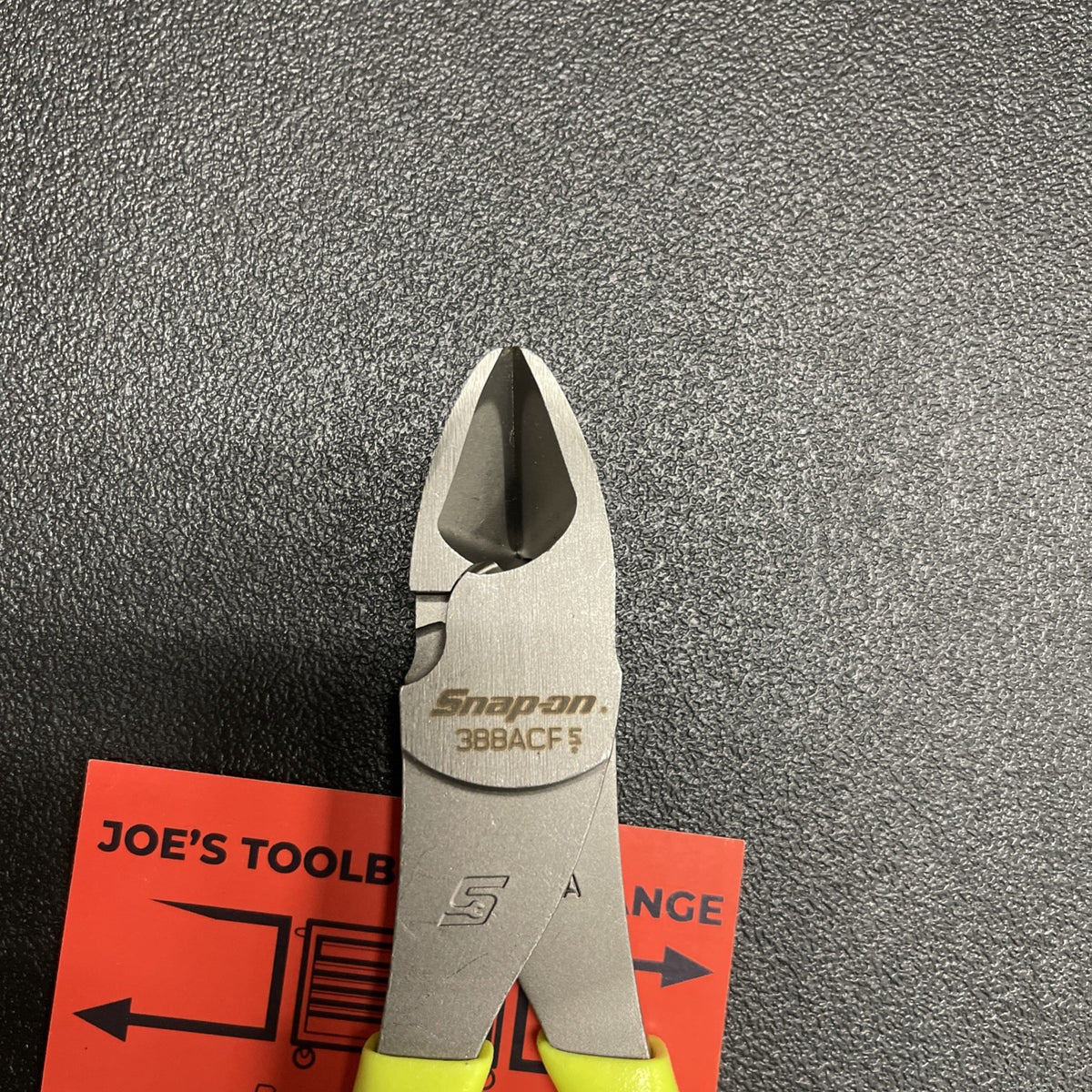 Snap-on Tools USA NEW HI-VIZ Soft Grip 8" High-Leverage Diagonal Cutter 388ACFHV