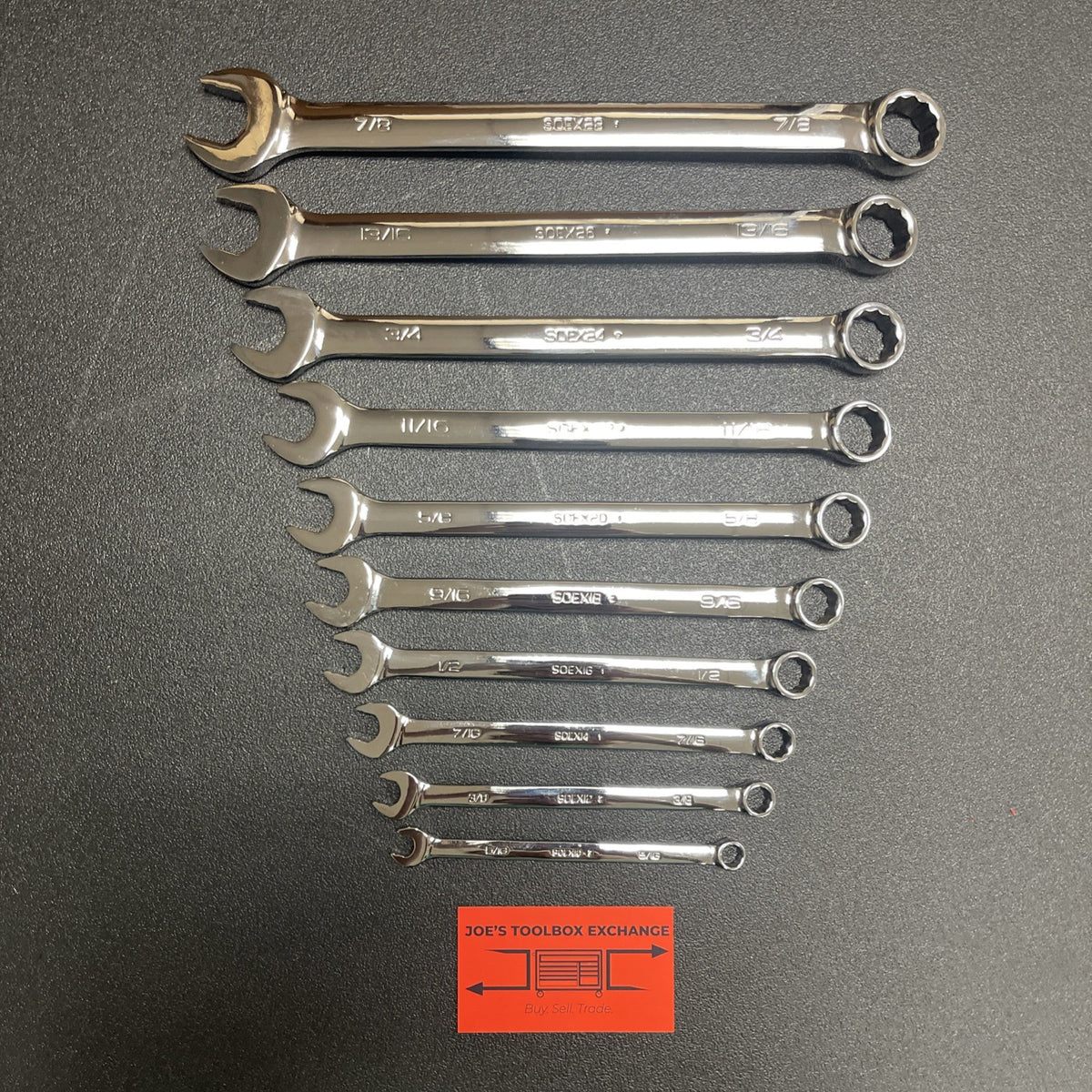Snap-on Tools USA NEW 10pc 12 Point Flank Drive PLUS Combo Wrench Set SOEX710