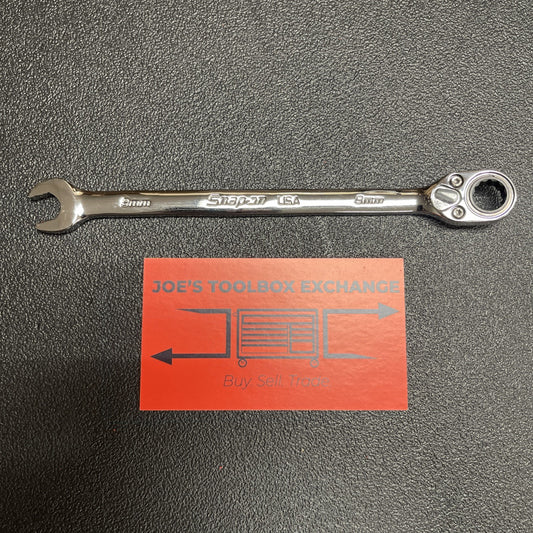 Snap-on Tools USA NEW 9mm Metric Reversible Ratcheting Wrench SOXRRM9A