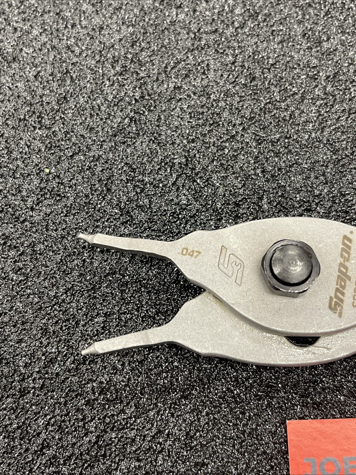 Snap-on Tools NEW DARK TITANIUM .047 Straight Tip Snap Ring Pliers SRPCR4700DT