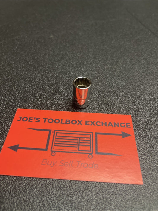Snap-on Tools USA NEW 1/4" Drive 10mm Metric Shallow 12 POINT Socket TMMD10