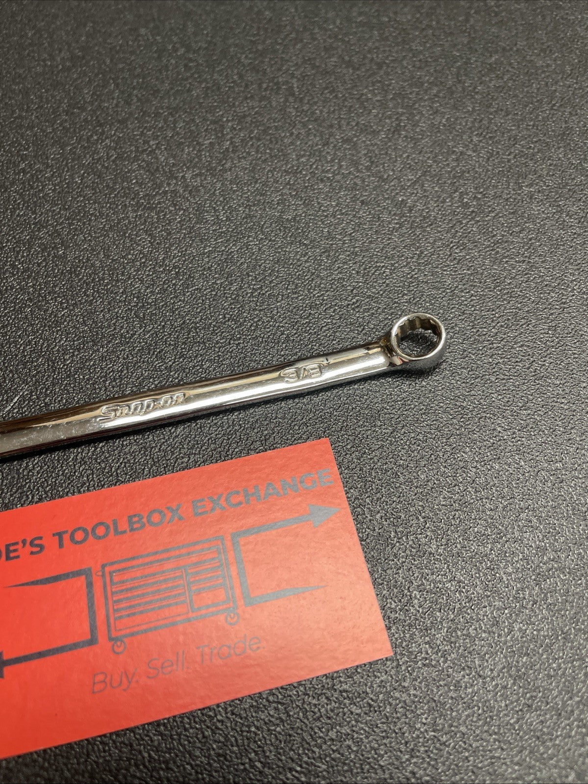 Snap-on Tools USA 3/8" SAE Standard Length Chrome 12PT Combo Wrench OEX12B