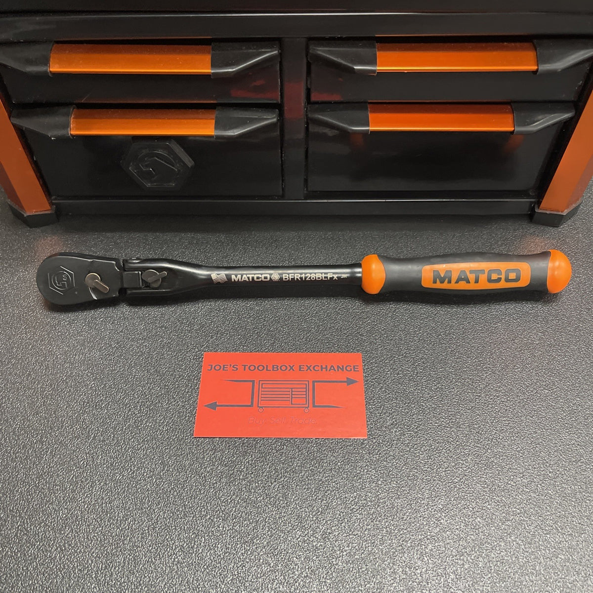 Matco NEW 3/8” Dr. Flex Head Ratchet BFR128BLFx BFR128BLFM ORANGE 12-1/2” 88