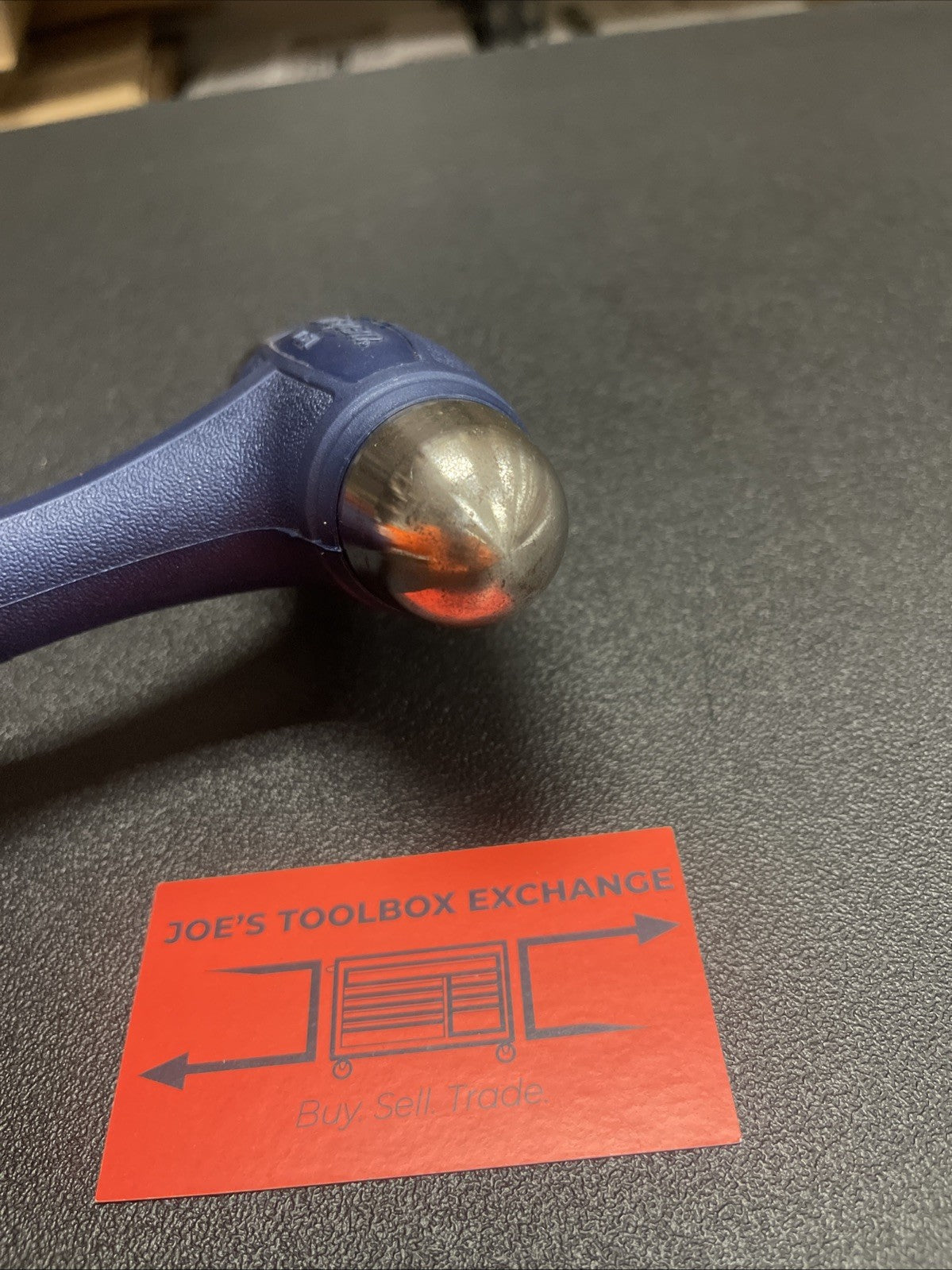 Snap-on Tools USA 24oz/680g POWER BLUE Soft Grip Dead Blow Hammer HBBD24MB