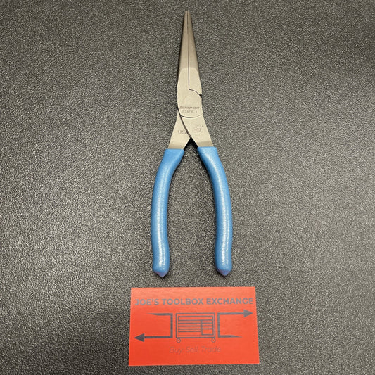 Snap-on Tools USA NEW PEARL BLUE 9" Soft Grip Needle Nose Pliers 97ACF