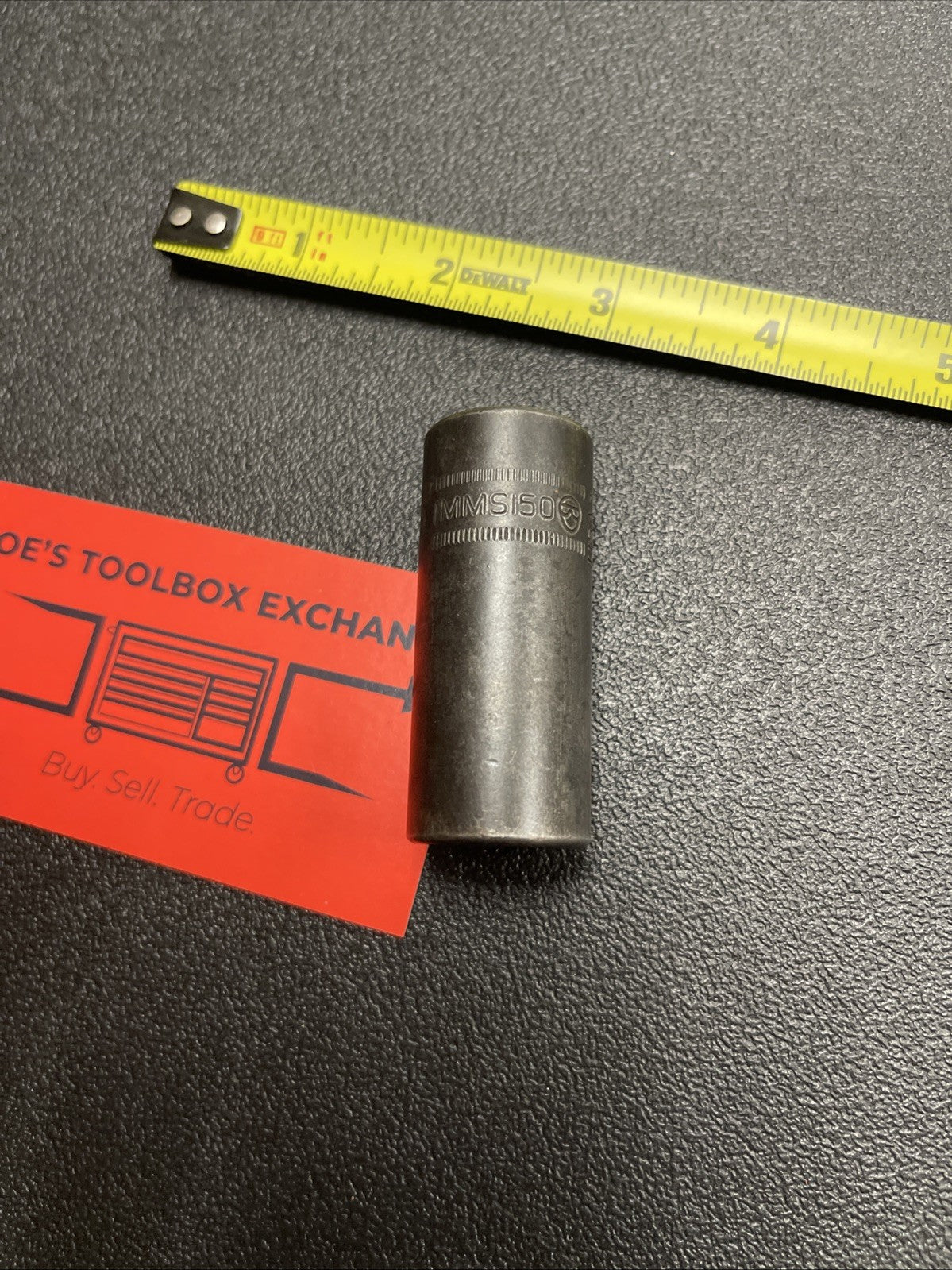Snap-on Tools USA 1/2" Drive 15mm Metric SEMI DEEP 6pt Impact Socket IMMS150