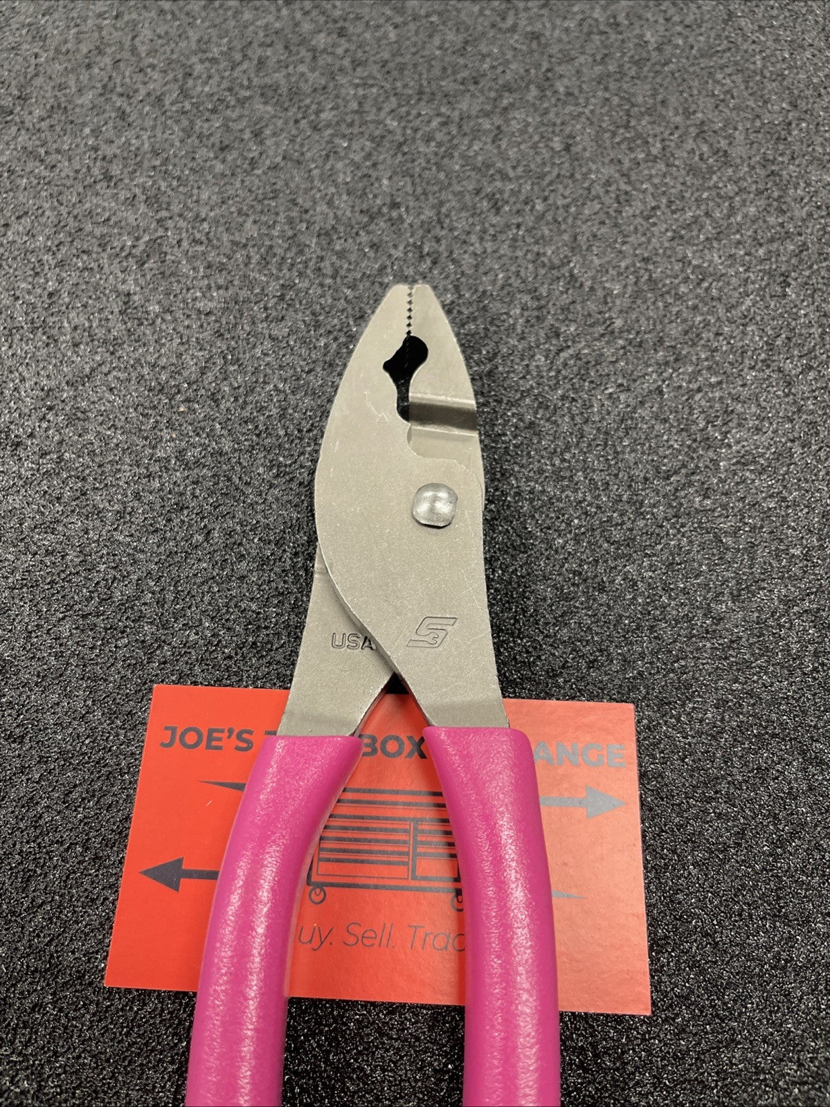 Snap-on Tools USA NEW ELECTRIC PINK 8" Talon FlankJaw Slip-Joint Pliers HJ47ACF