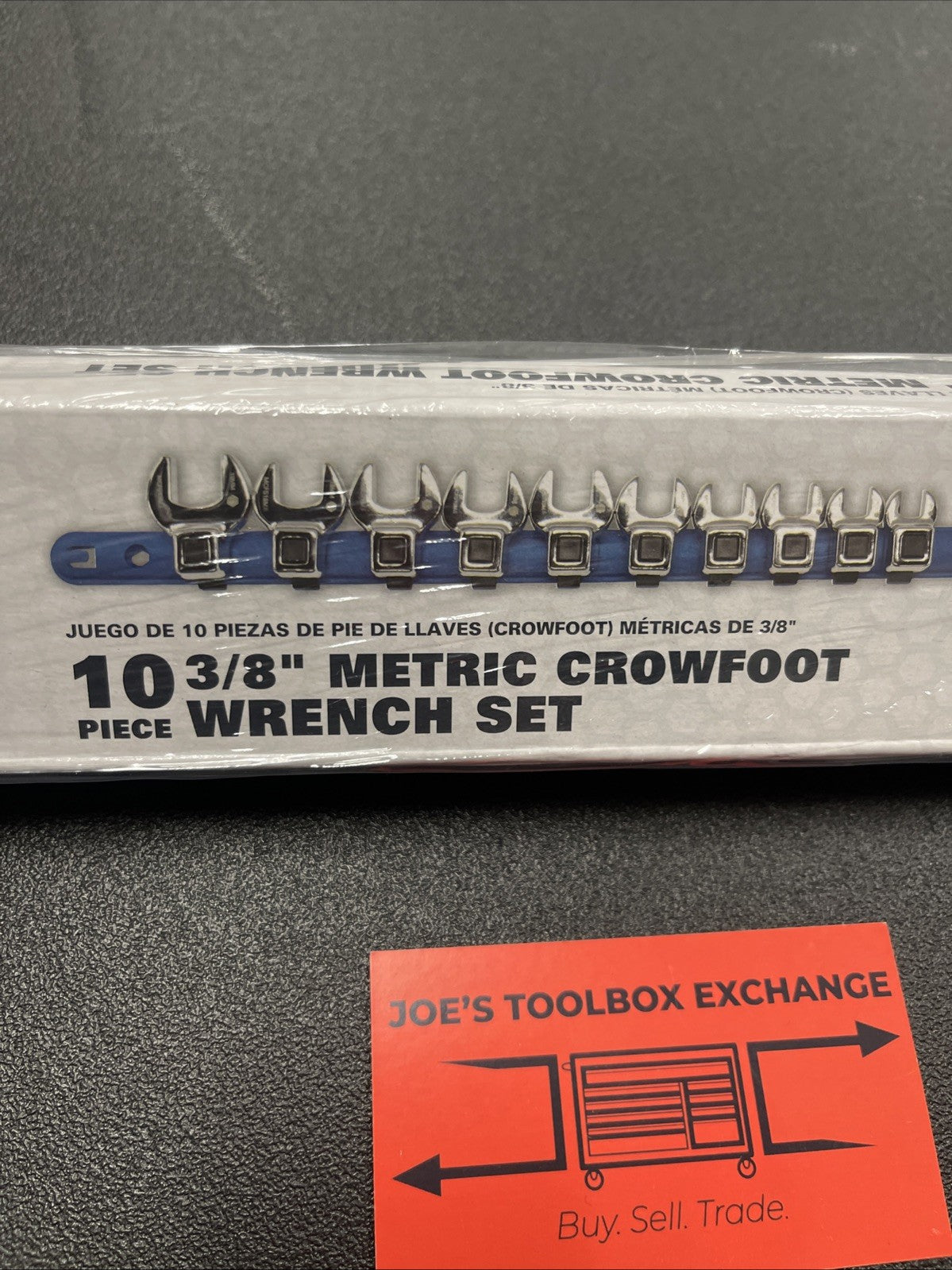 NEW! Matco SMCFSM10A 10 Piece Metric 3/8" Drive Crowfoot Set 10-19mm