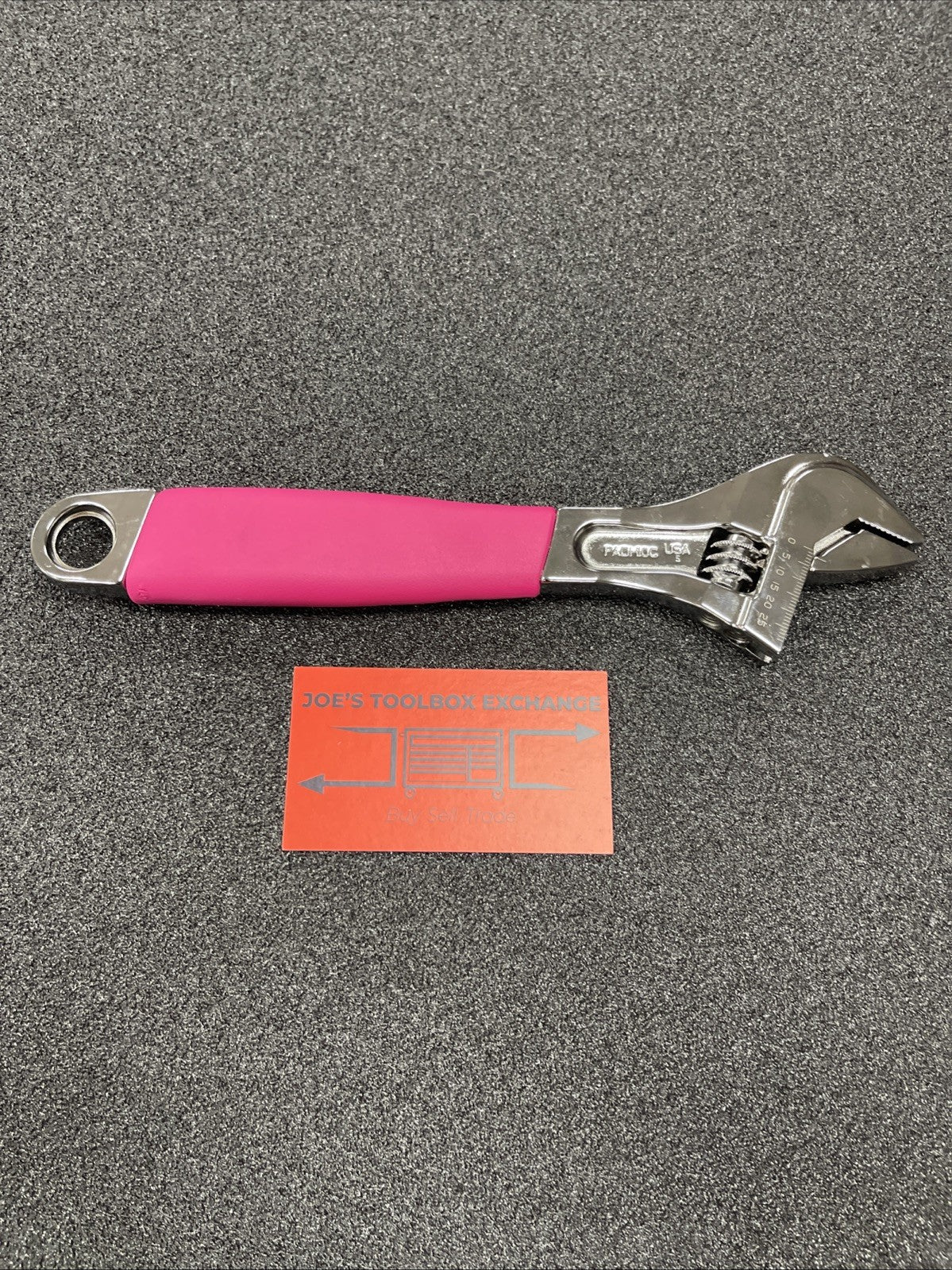Snap-on Tools NEW ELECTRIC PINK 10" Flank Drive PLUS Adjustable Wrench FADH10CEP