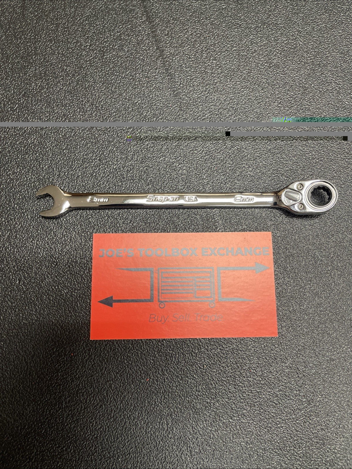 Snap-on Tools USA NEW 8mm Metric Reversible Ratcheting Combo Wrench SOXRRM8A