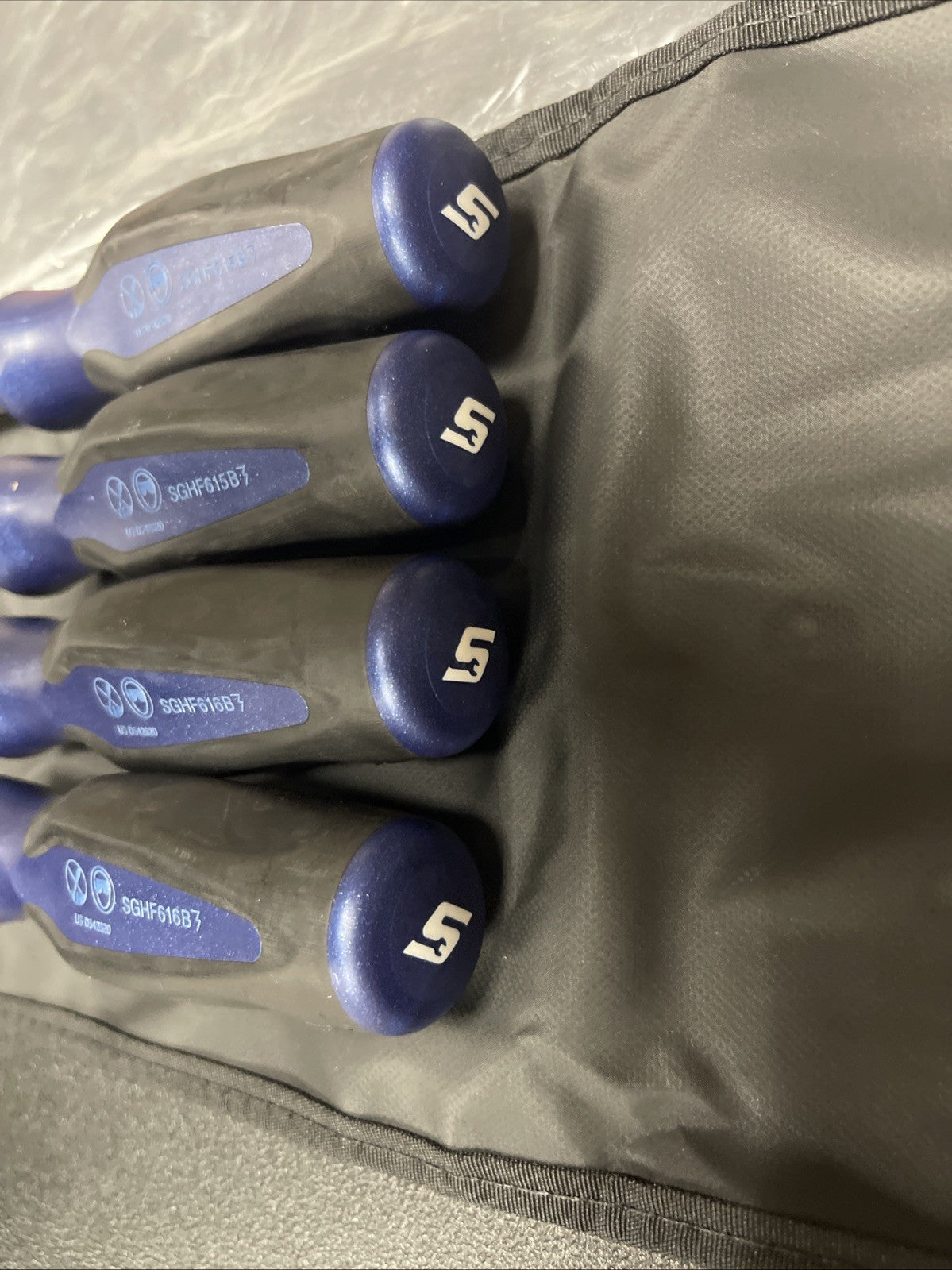 Snap-on Tools PORTUGAL NEW 4-Piece POWER BLUE Mixed File Set SGHBF600AMB