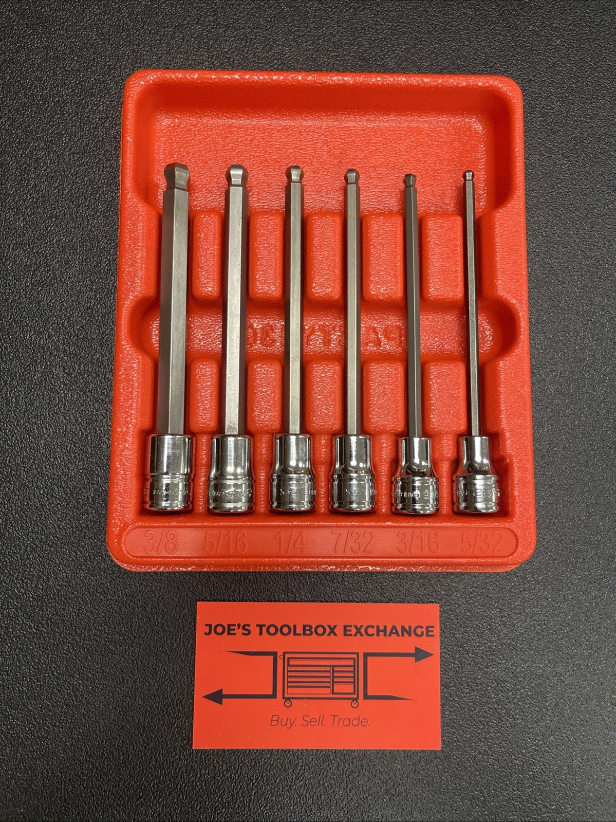 Snap-on™ 3/8" drive SAE 206EFABL Ball End Hex Socket Driver LONG Shank
